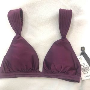 VIX deep purple bikini Top